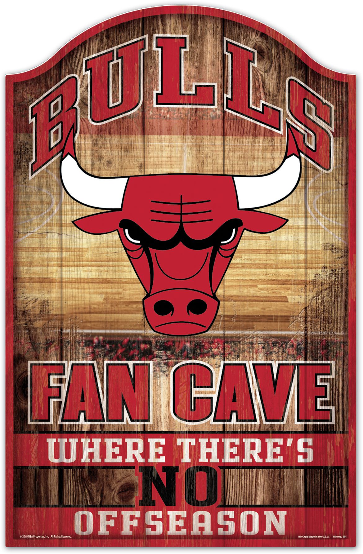 Wincraft Chicago Bulls 11” x 17” Sign