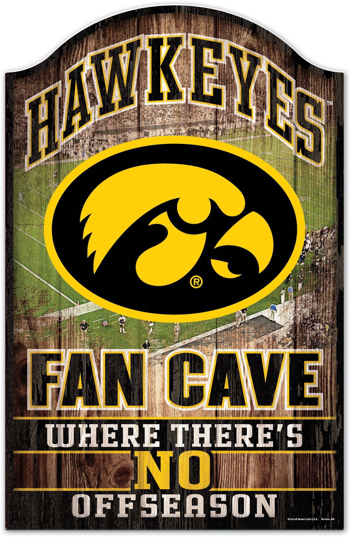 Wincraft Iowa Hawkeyes 11” x 17” Sign Dick's Sporting Goods