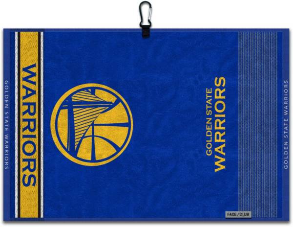 Team Effort Golden State Warriors Embroidered Face-Club Golf Towel