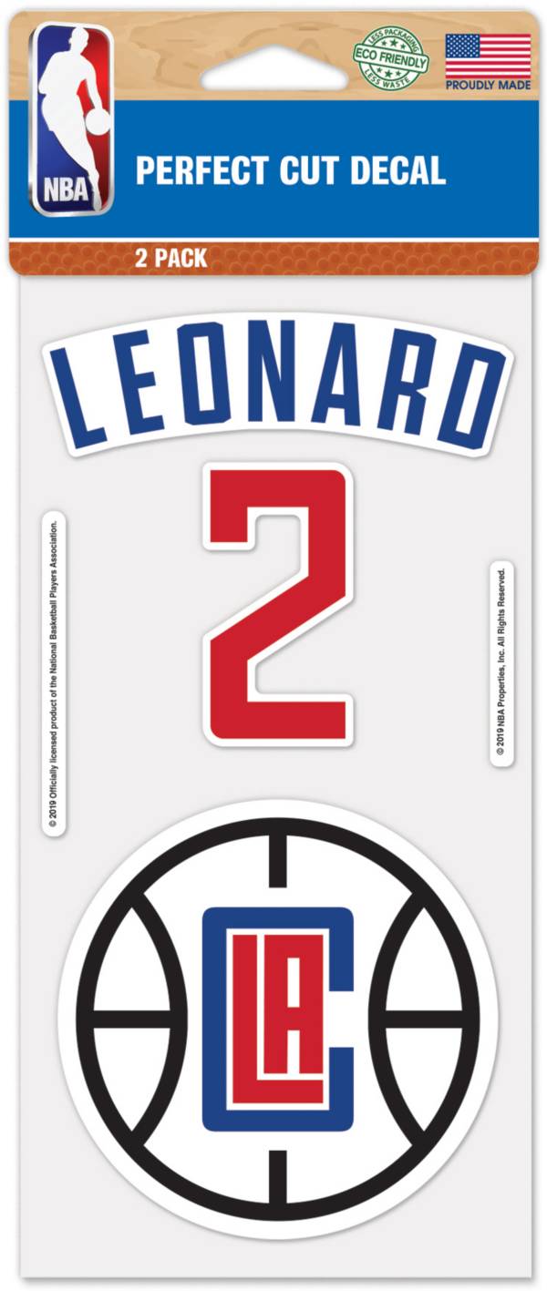 WinCraft Los Angeles Clippers Kawhi Leonard 2 Pk. Decal