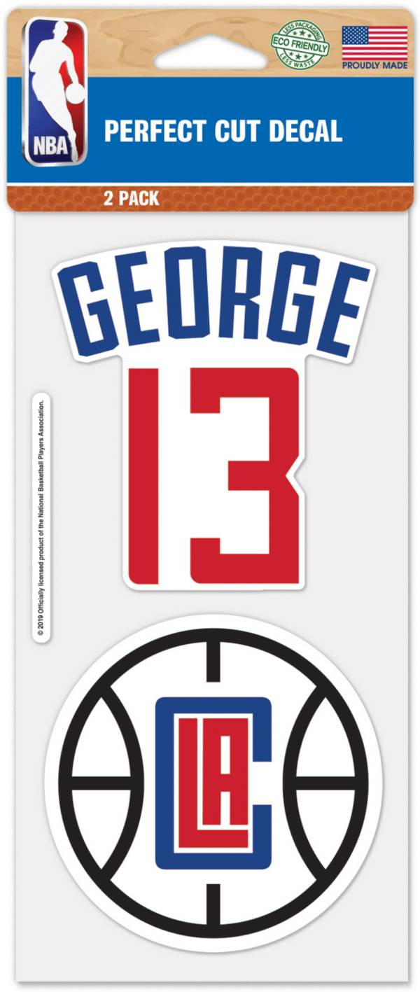 WinCraft Los Angeles Clippers Paul George 2 Pk. Decal