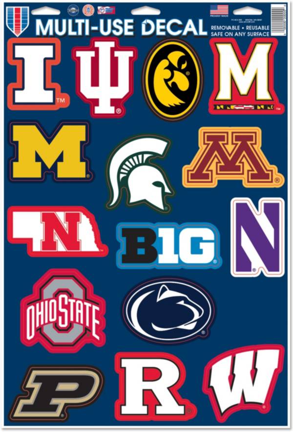 WinCraft NCAA Big 10 All Team Decal