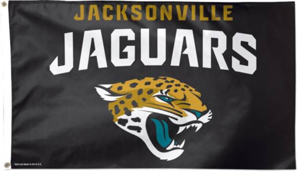 Jacksonville Jaguars Helmet Flag - 3' x 5'