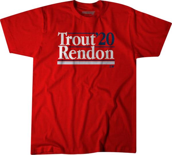 BreakingT Men's 'Trout Rendon 2020' Red T-Shirt