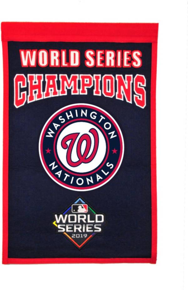 Winning Streak Sports 2019 World Series Champions Washington Nationals Championship Banner