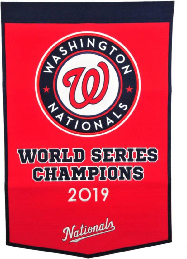 Winning Streak Sports 2019 World Series Champions Washington Nationals Dynasty Banner