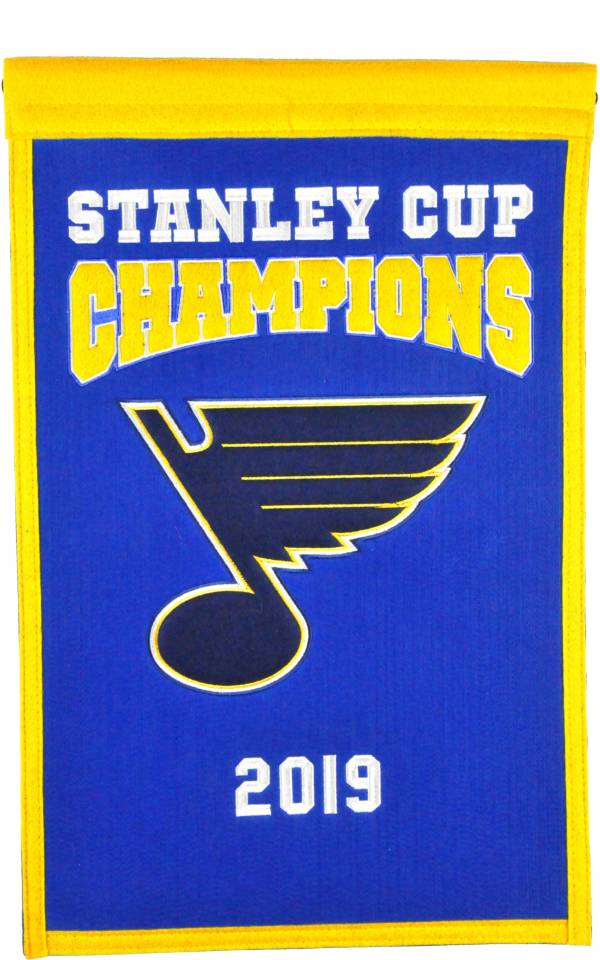 Winning Streak Sports 2019 NHL Stanley Cup Champions St. Louis Blues Championship Banner