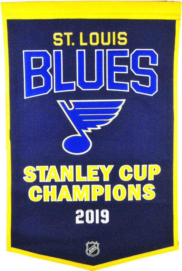 Winning Streak Sports 2019 NHL Stanley Cup Champions St. Louis Blues Dynasty Banner