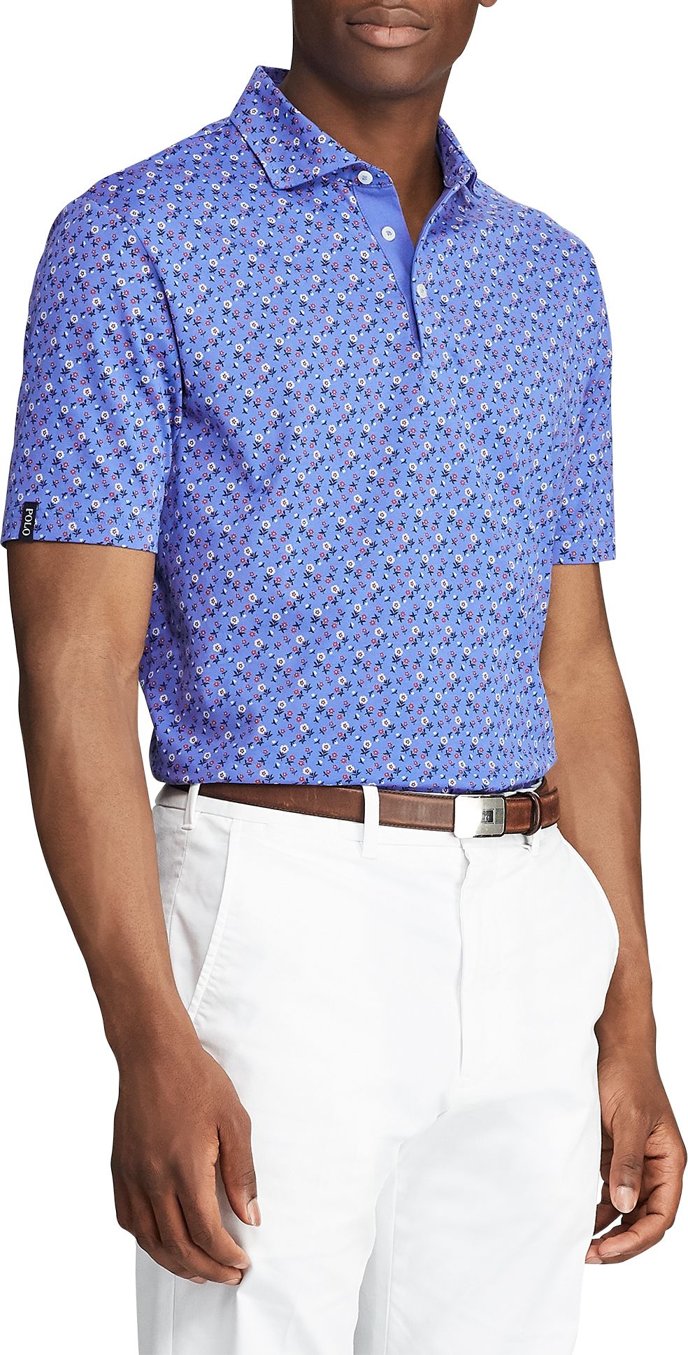 mens floral golf shirts