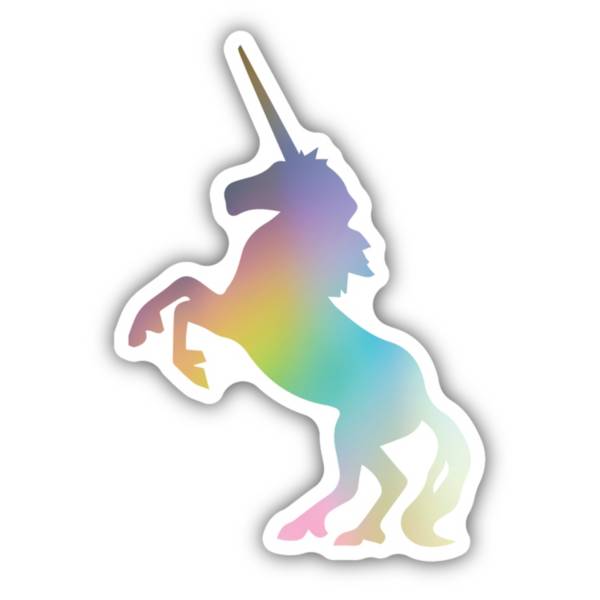 stickers northwest rainbow unicorn sticker dicks sporting goods