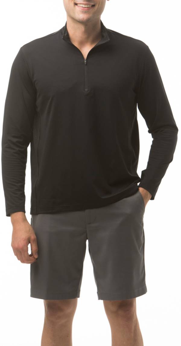 Sansoleil Men's SolCool ¼ Zip Golf Pullover