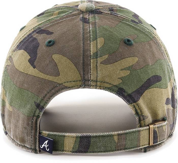 Atlanta Braves Men’s 47 Brand Clean Up Adjustable Hat