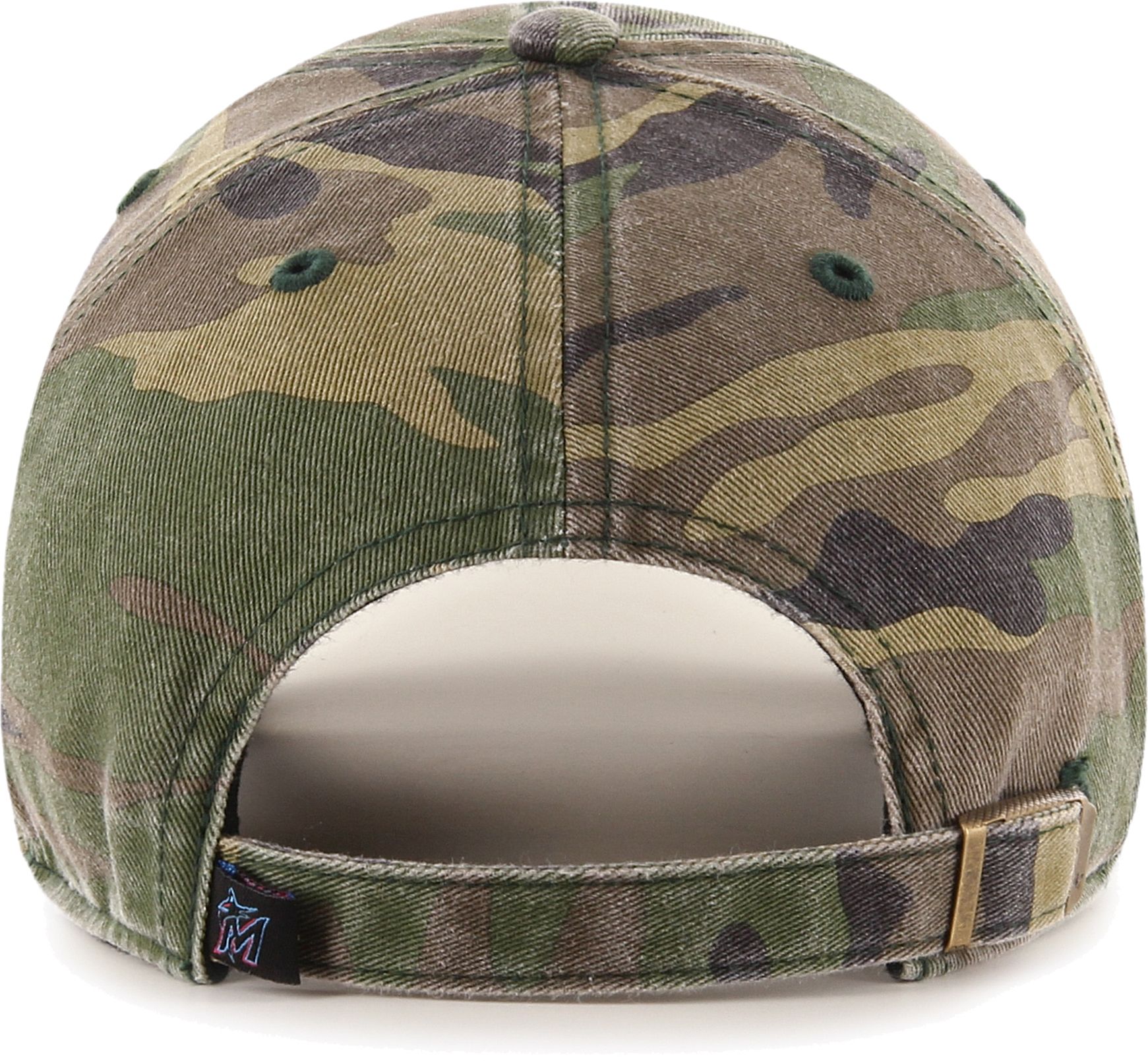 ‘47 Men's Miami Marlins Camo Clean Up Adjustable Hat product image