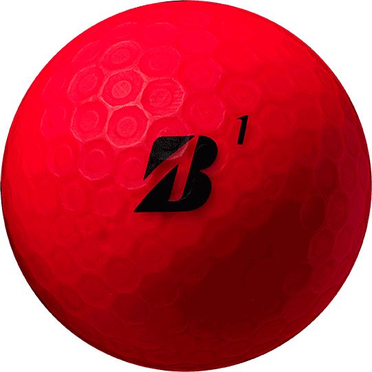 Bridgestone e12 CONTACT Matte Red Personalized Golf Balls product image