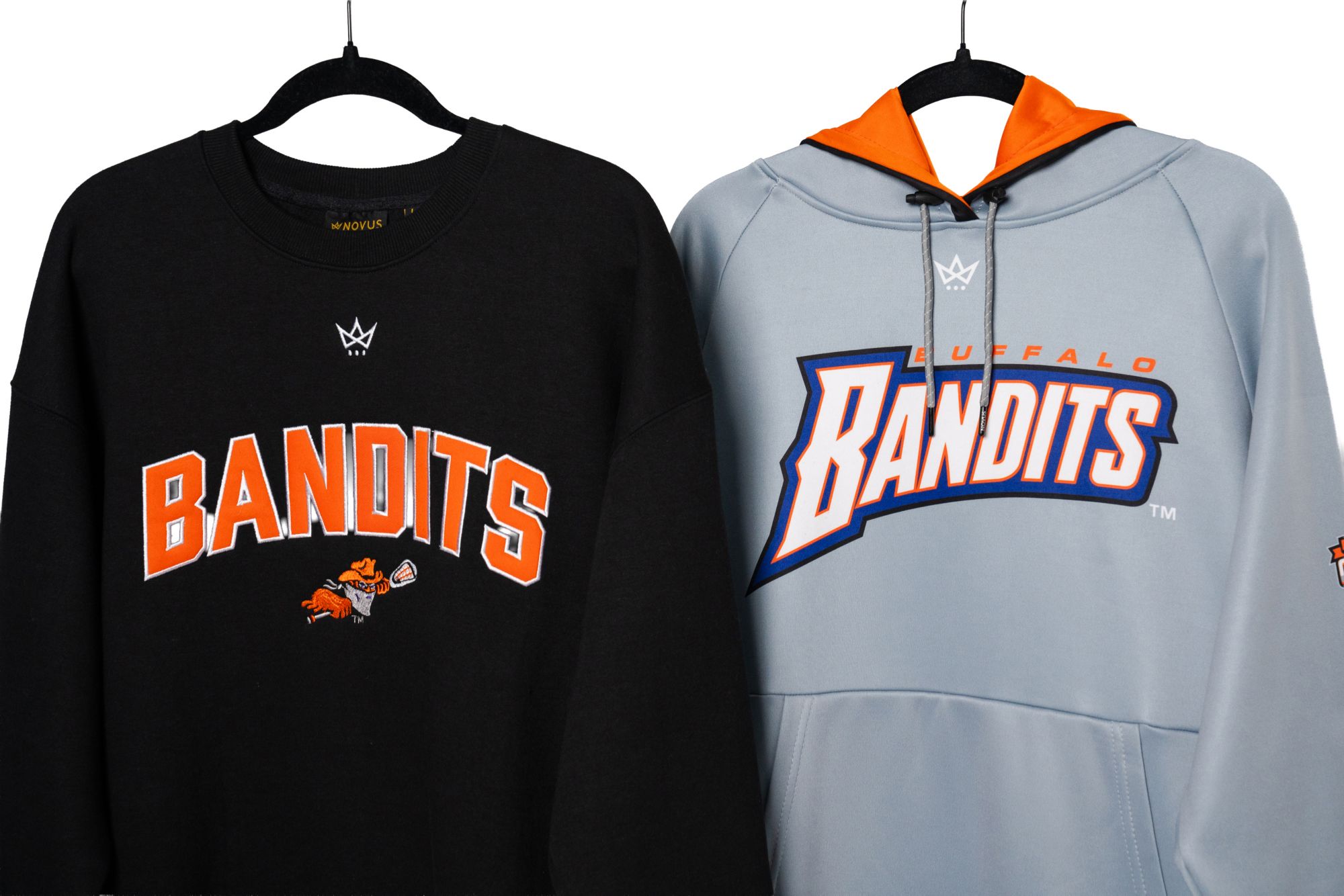 Novus Clothing Adult Buffalo Bandits Black Crewneck Sweatshirt product image
