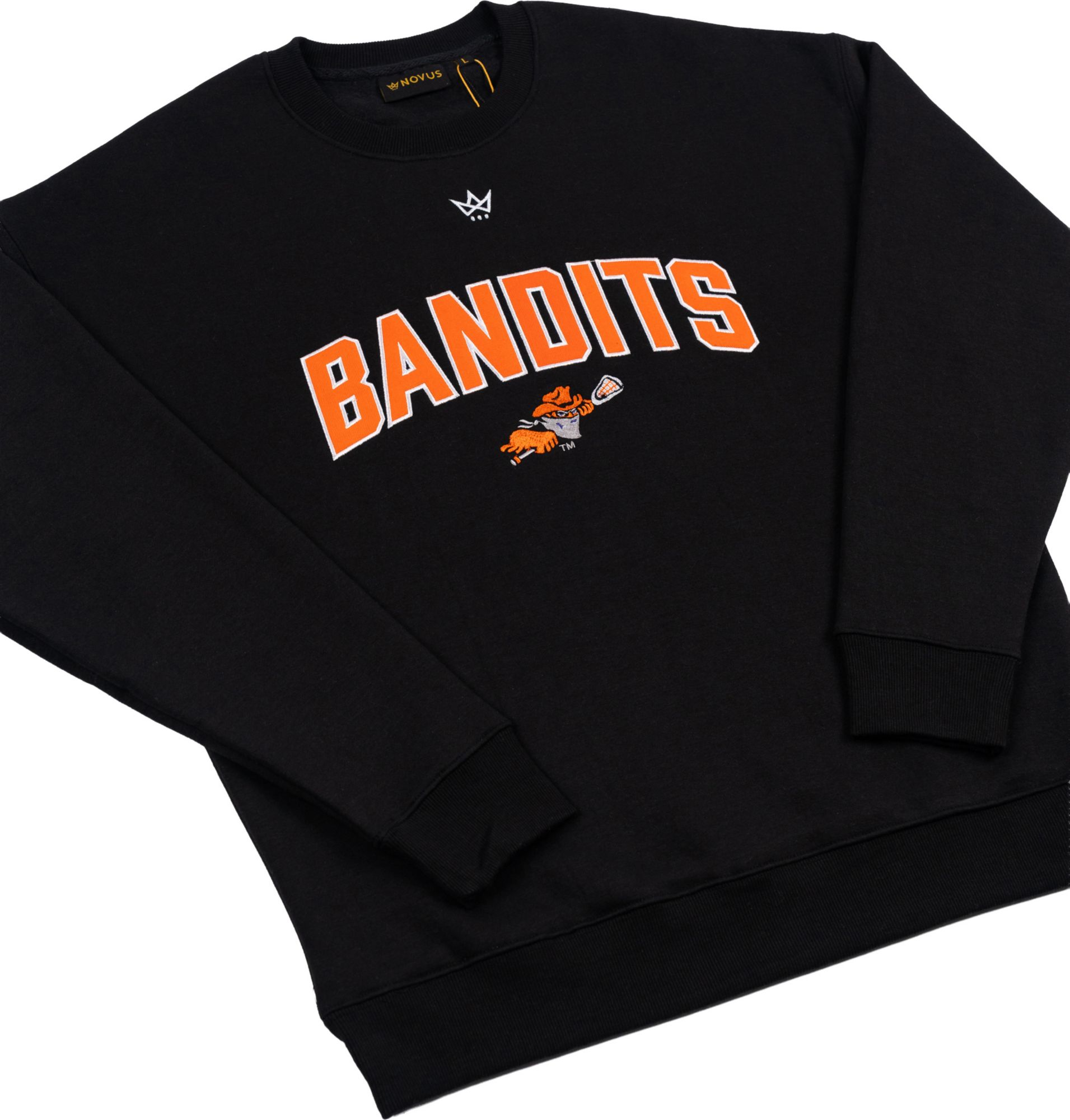 Novus Clothing Adult Buffalo Bandits Black Crewneck Sweatshirt product image