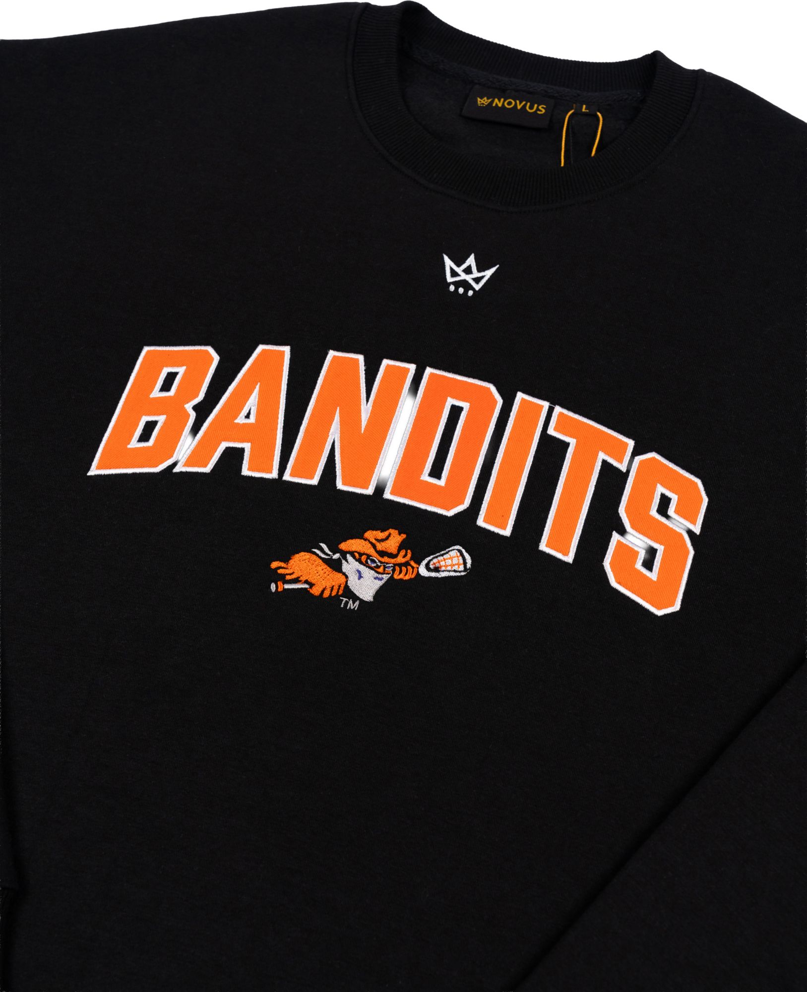 Novus Clothing Adult Buffalo Bandits Black Crewneck Sweatshirt product image