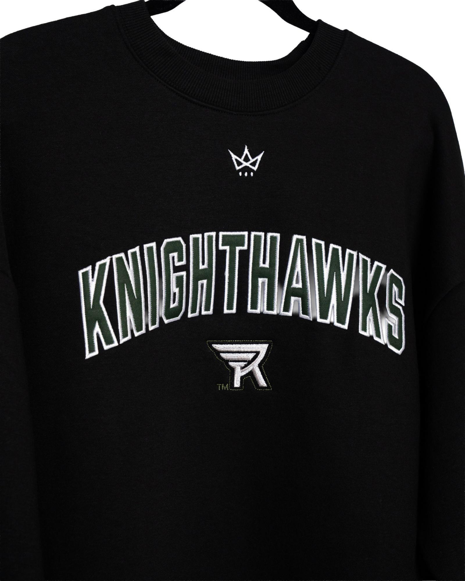 Novus Clothing Adult Rochester Knighthawks Black Crewneck Sweatshirt product image