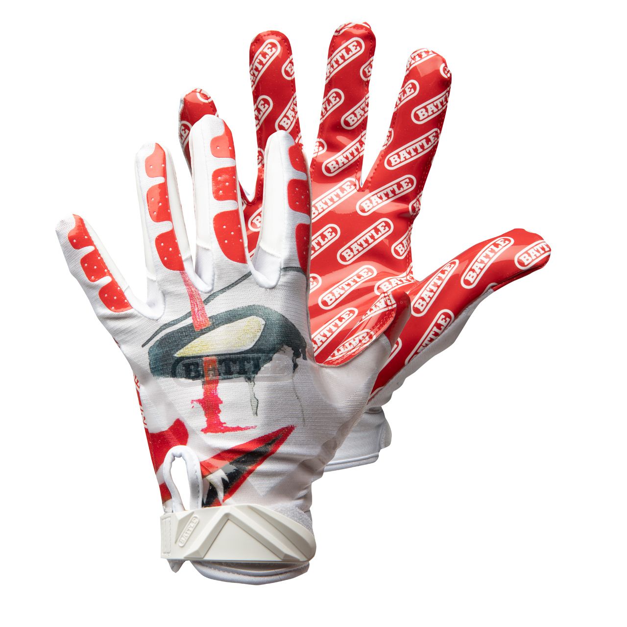 Battle Adult Clown Receiver Gloves product image