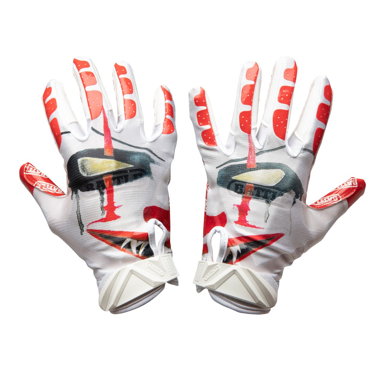 Battle Adult Clown Receiver Gloves product image
