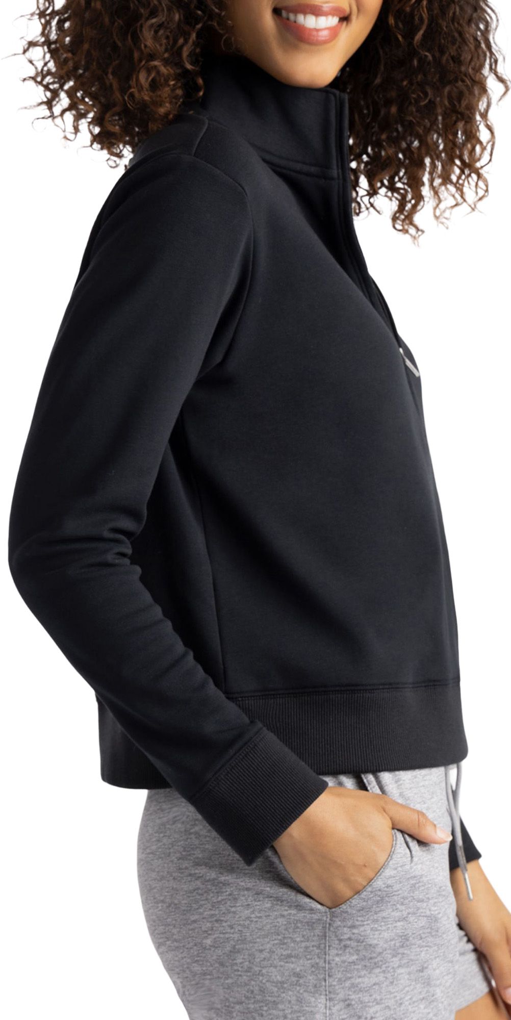 TravisMathew Women's Long Sleeve Cloud 1/2 Zip Golf Pullover product image