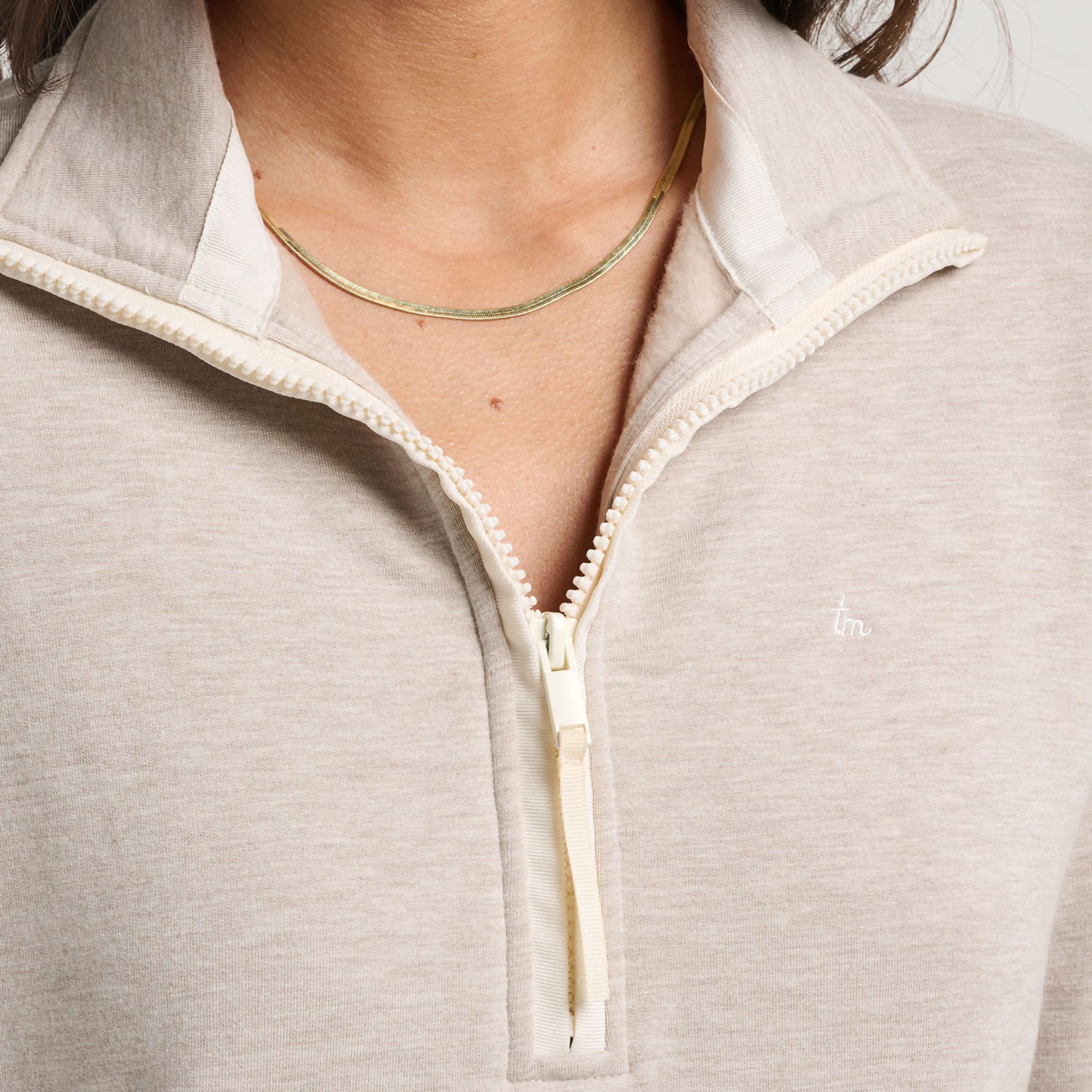 TravisMathew Women's Delaney 1/4 Zip Golf Jacket product image