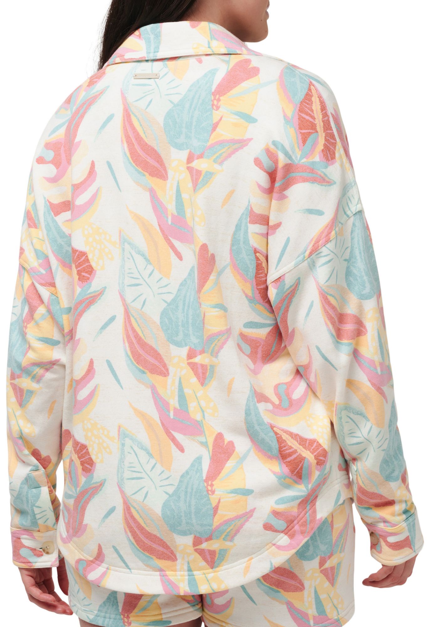 TravisMathew Women's Vacay and Rose Cloud Fleece Shirt Jacket product image