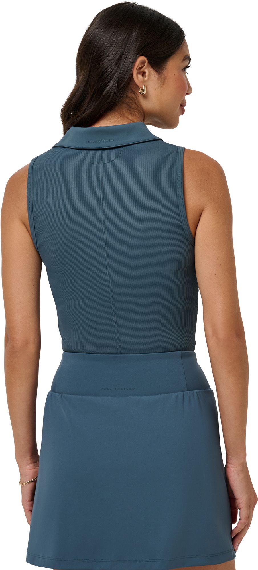 TravisMathew Women's Midline MoveKnit Sleeveless Golf Polo product image