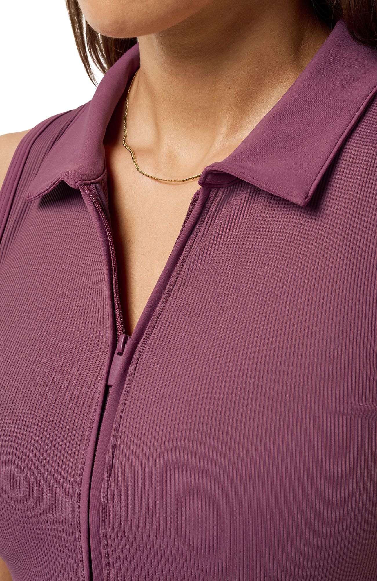 TravisMathew Women's Midline MoveKnit Sleeveless Golf Polo product image