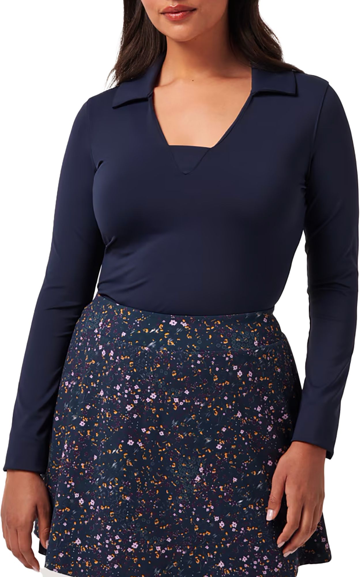 TravisMathew Women's Where It Counts Long Sleeve Golf Polo product image