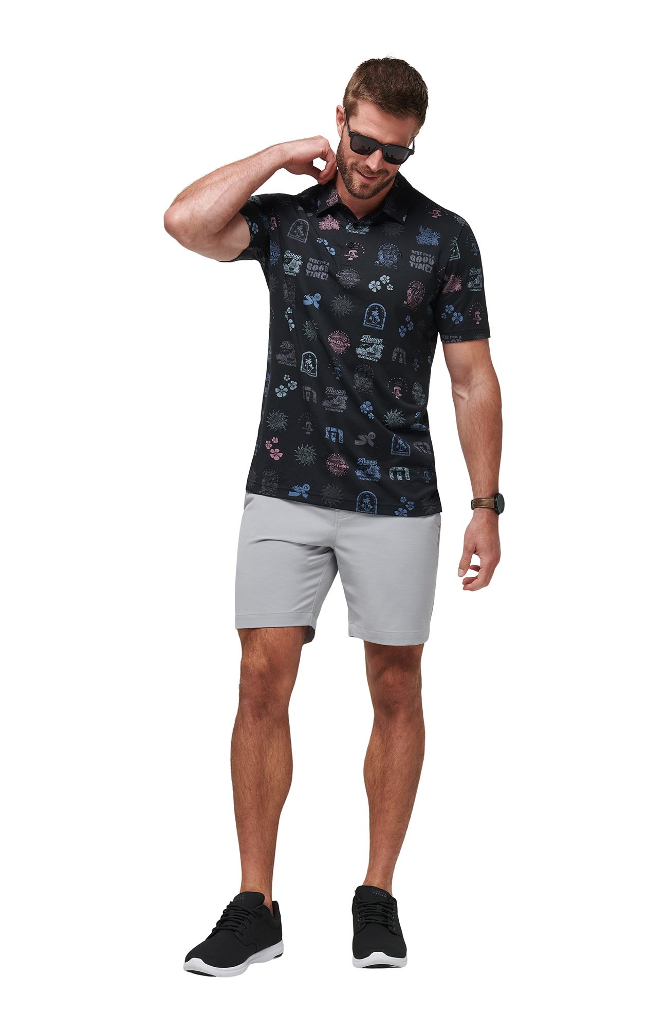 TravisMathew Men's Tourist Season Golf Polo