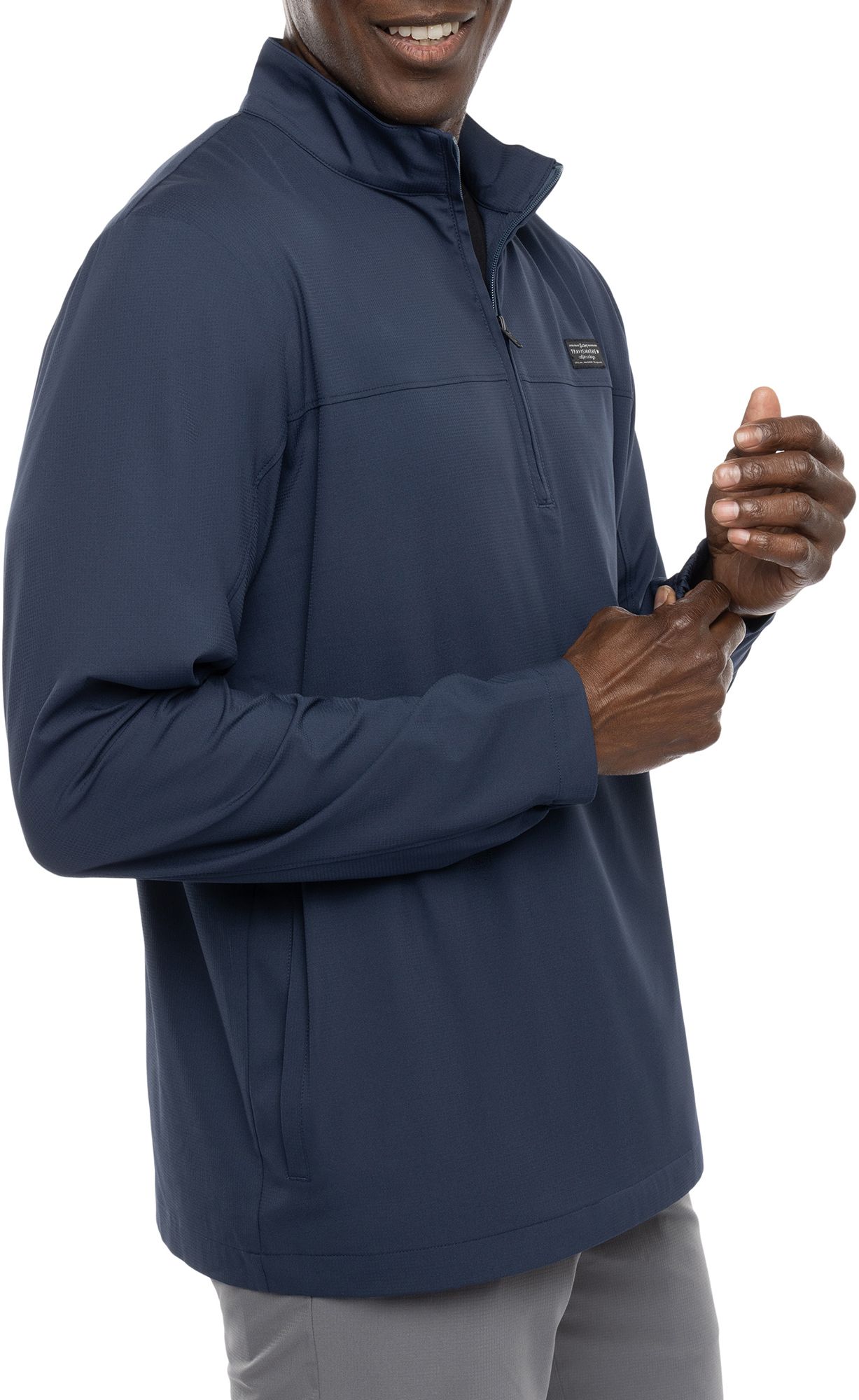 TravisMathew Men's Wanderlust 1/4 Zip Golf Jacket product image