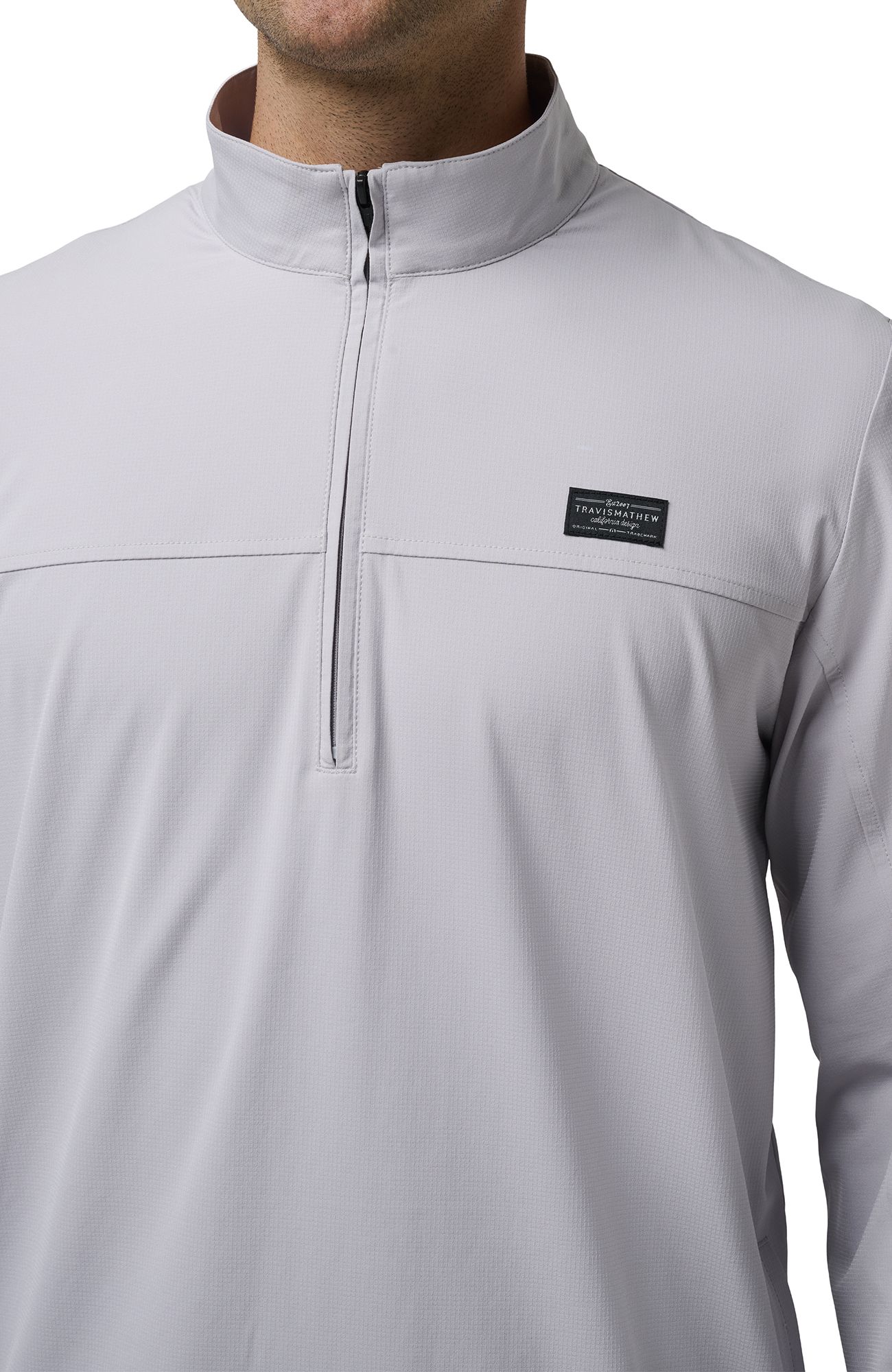 TravisMathew Men's Wanderlust 1/4 Zip Golf Jacket product image