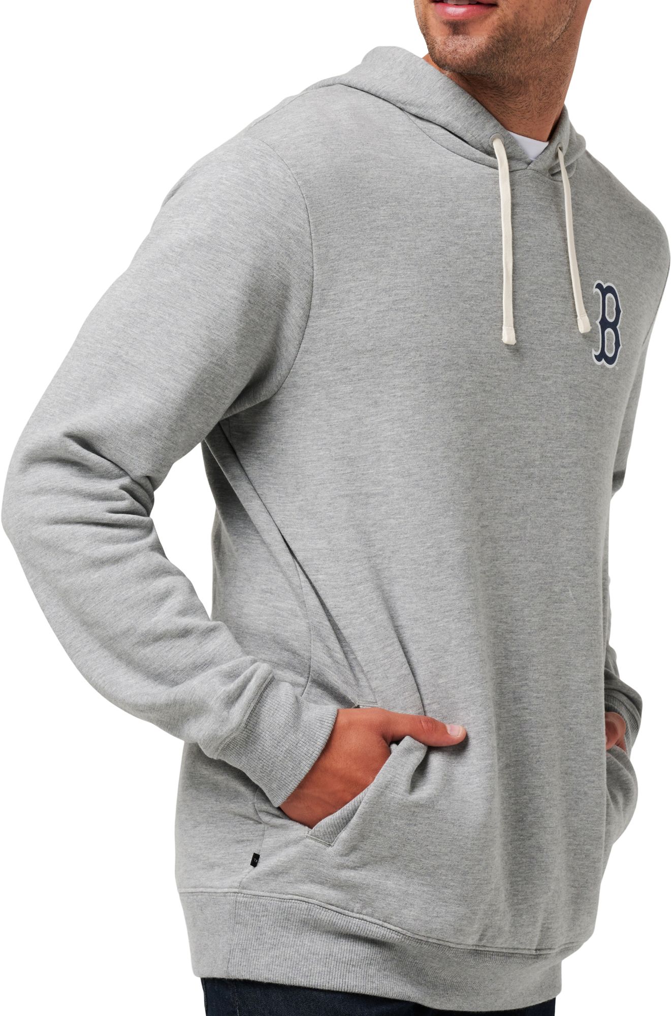 TravisMathew Men's Boston Red Sox Grey Cloud Hoodie product image