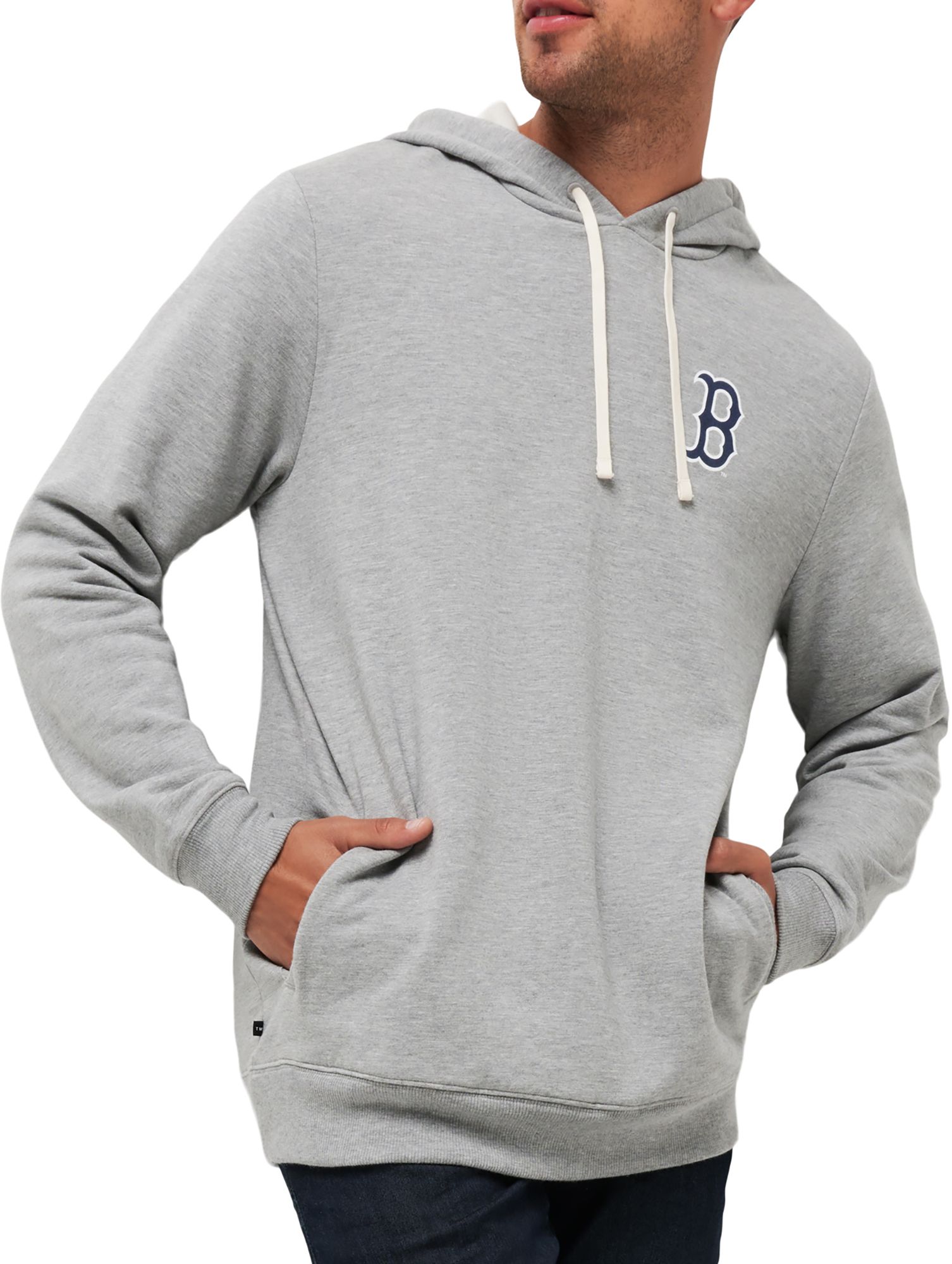 TravisMathew Men's Boston Red Sox Grey Cloud Hoodie product image