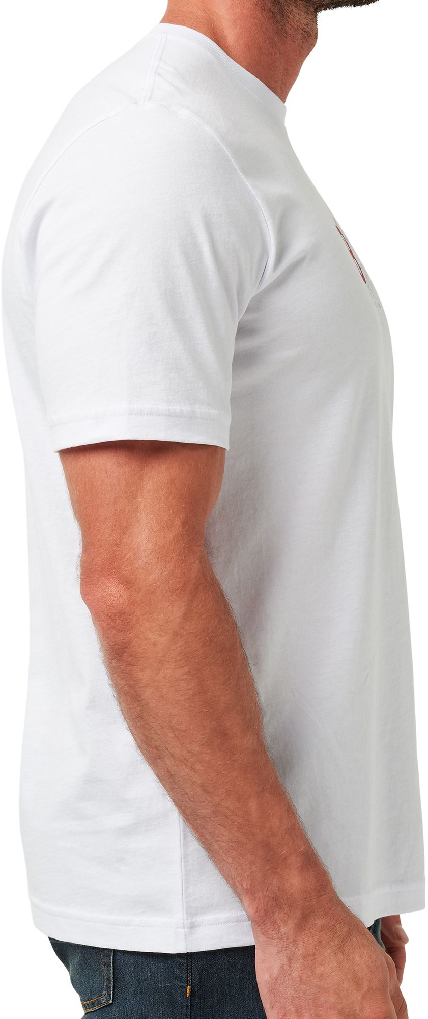 TravisMathew Men's Boston Red Sox White In the Dugout T-Shirt product image