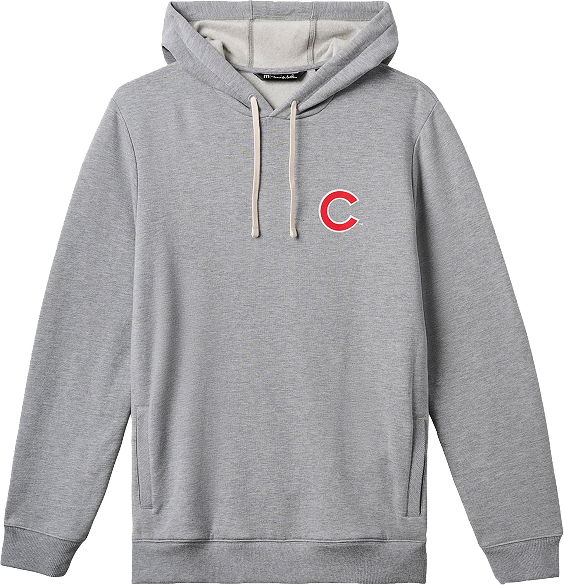 TravisMathew Men's Chicago Cubs Grey Cloud Hoodie product image