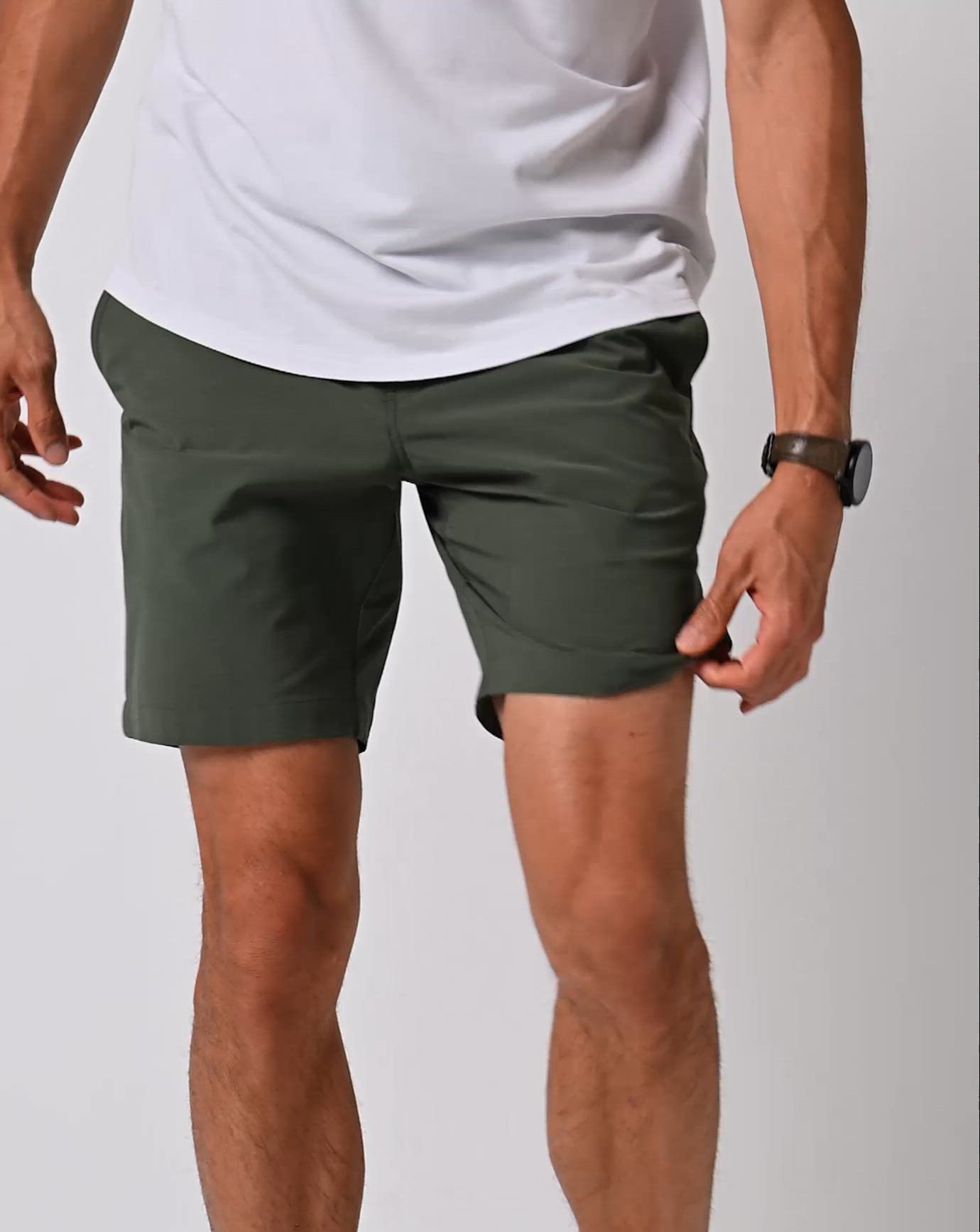 TravisMathew Men's 8" Tech Chino Golf Shorts product