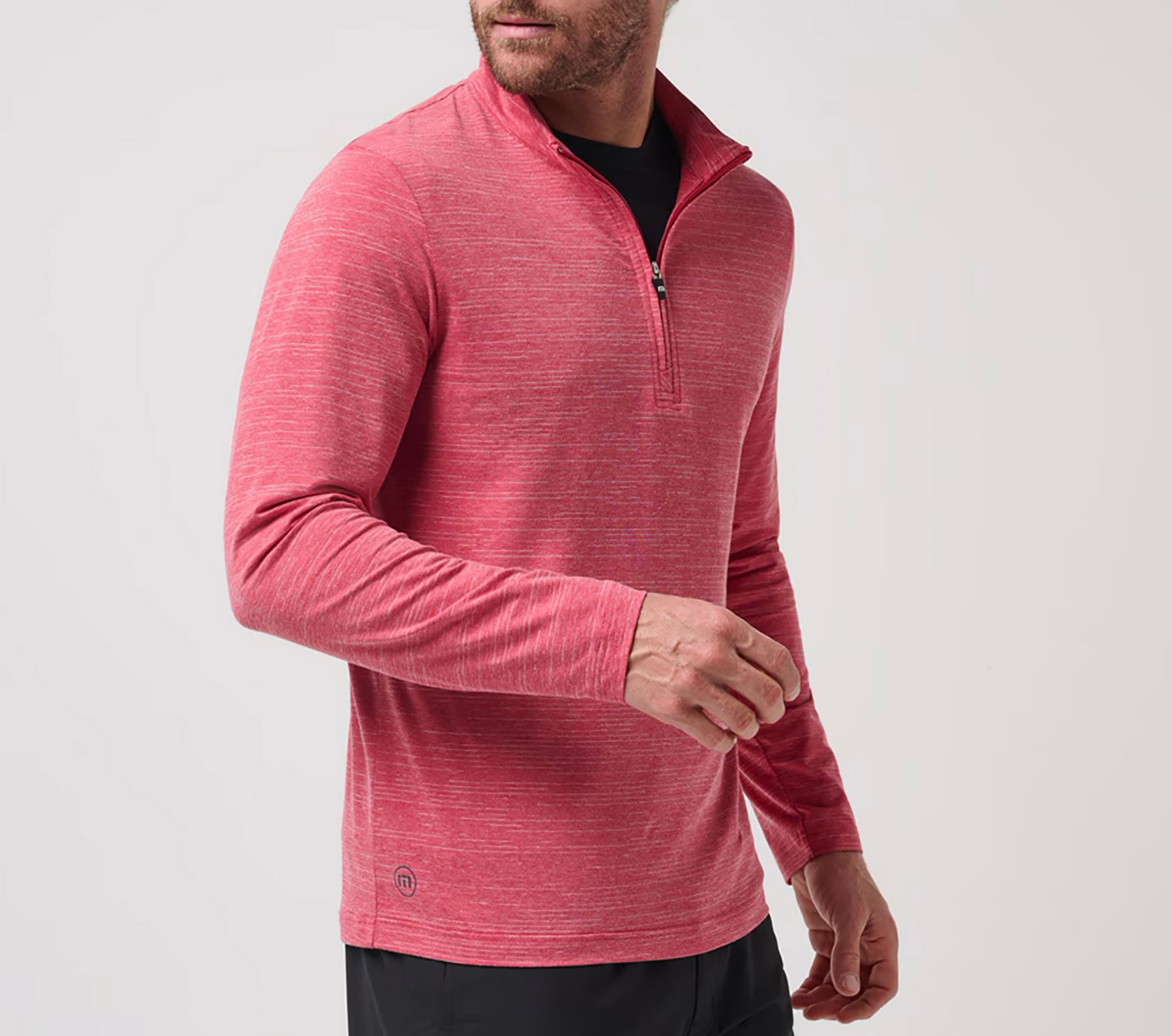 TravisMathew Men's The Heater ¼ Zip Golf Pullover product image