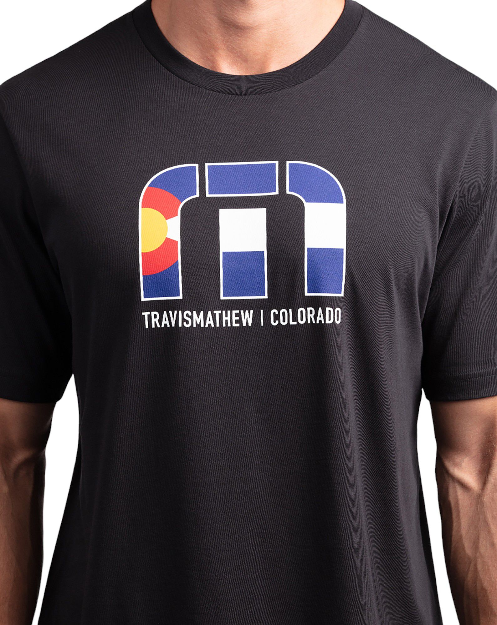 TravisMathew Men's Red Rocks 2.0 CO State Graphic Golf T-Shirt product image
