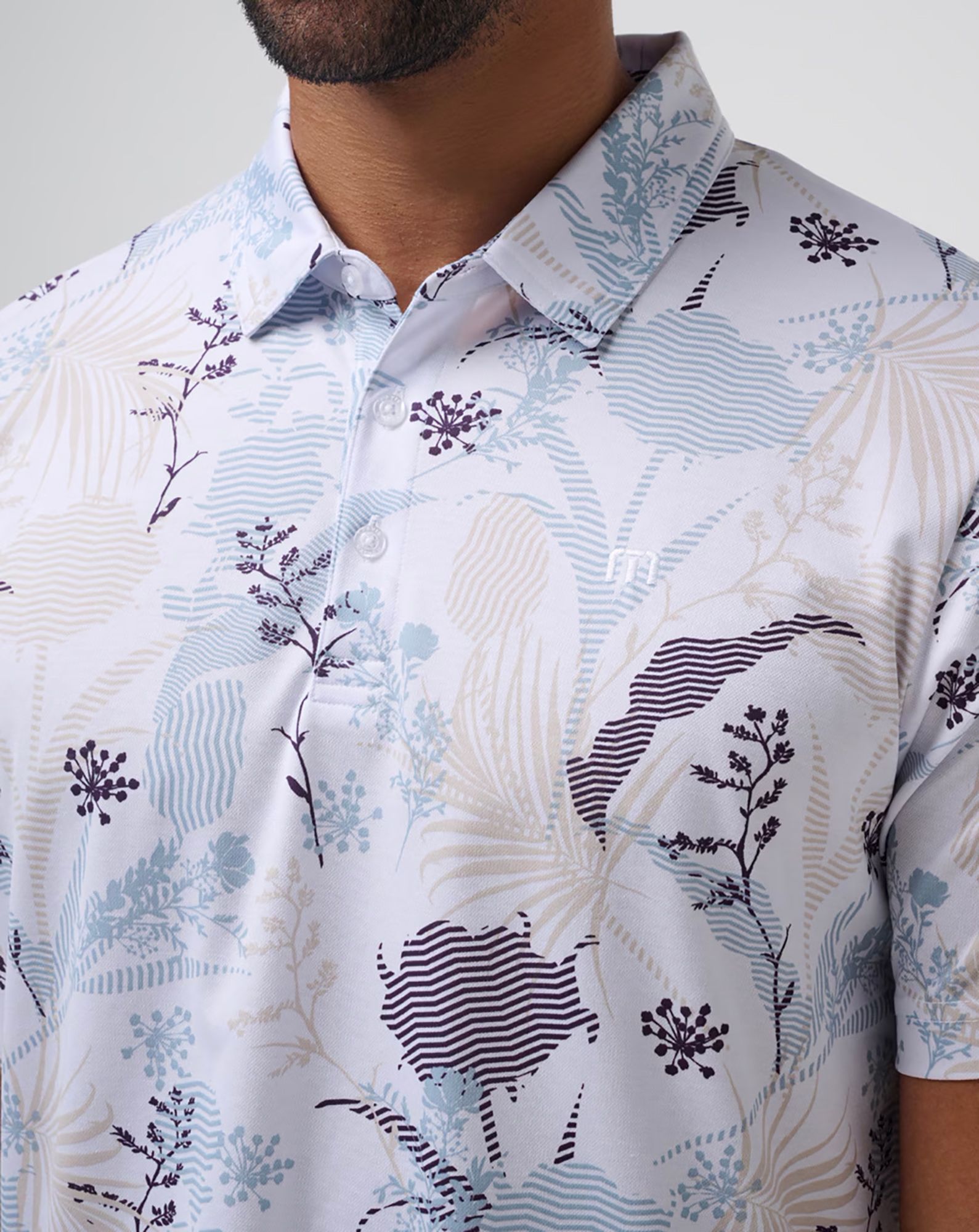 TravisMathew Men's Tropical Fusion Golf Polo product image
