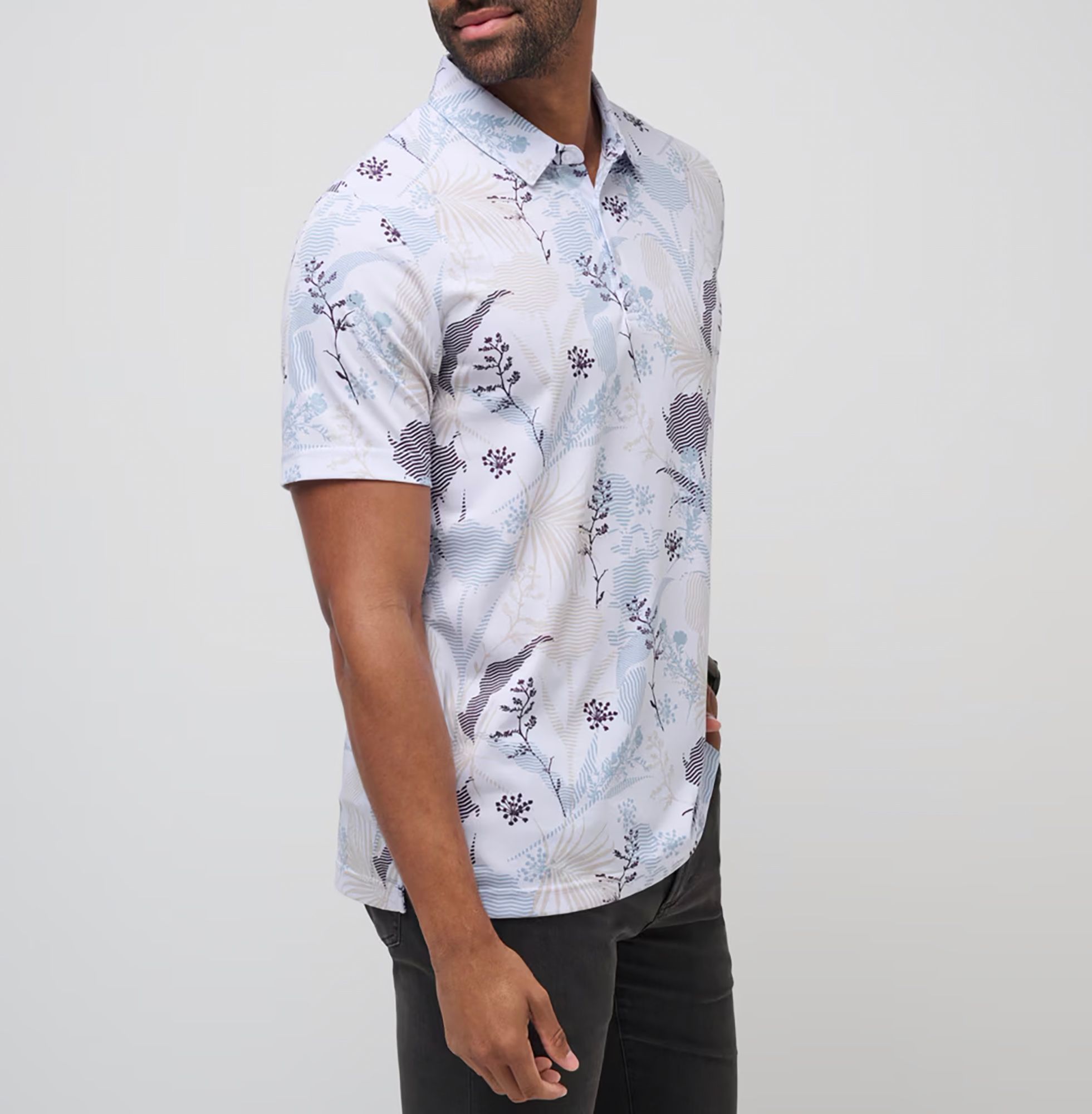 TravisMathew Men's Tropical Fusion Golf Polo product image