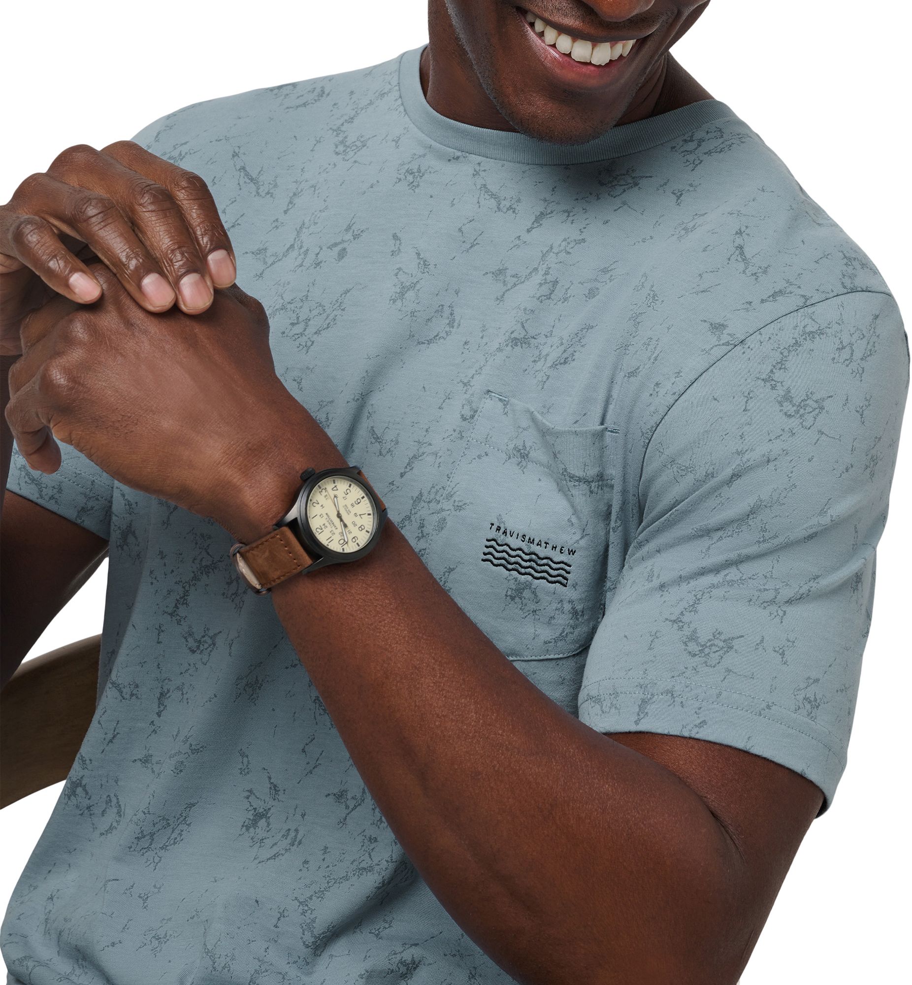 TravisMathew Men's Warmer Tides Pocket T-Shirt product image