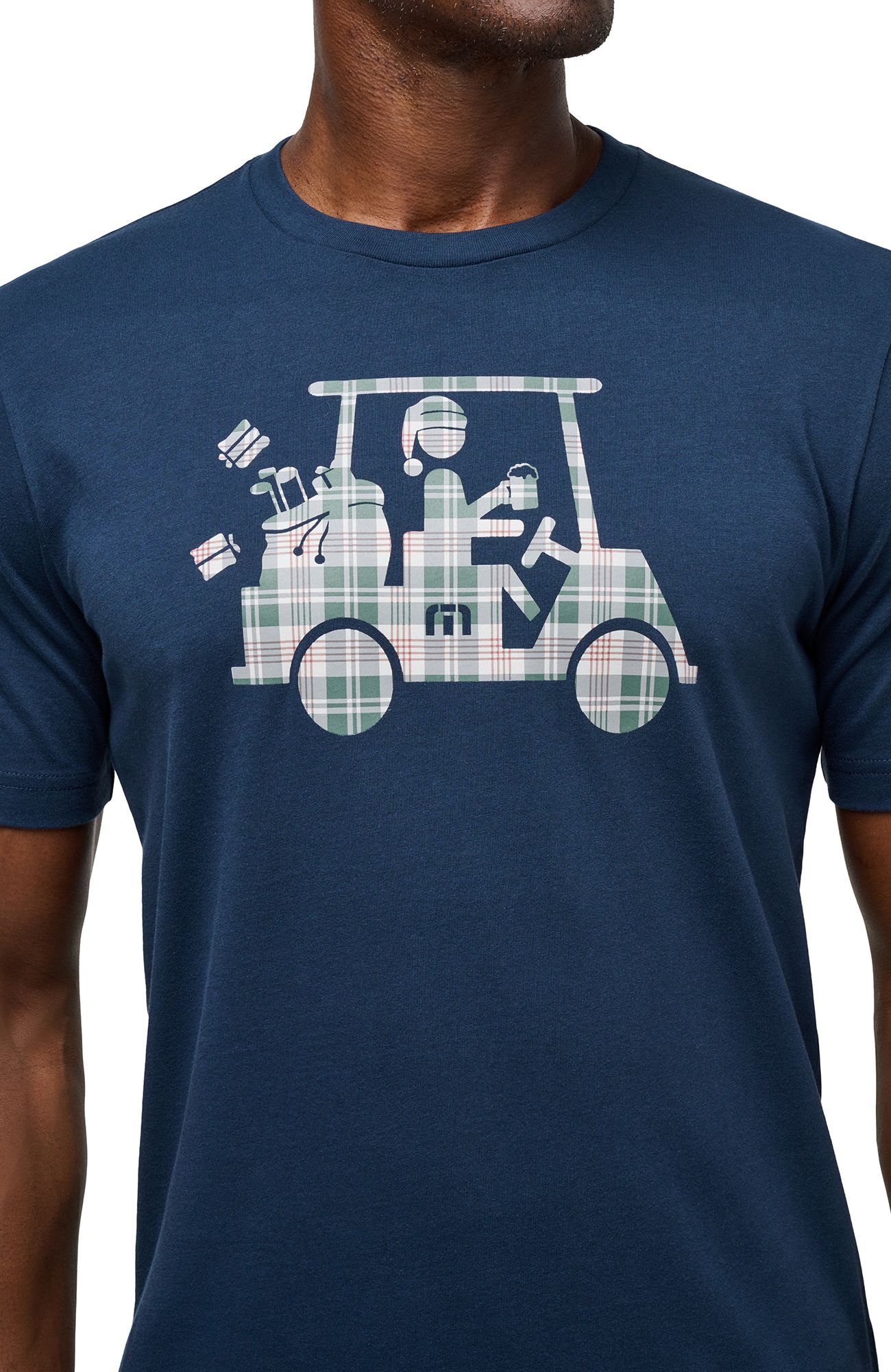 TravisMathew Men's Candy Cane Golf T-Shirt product image