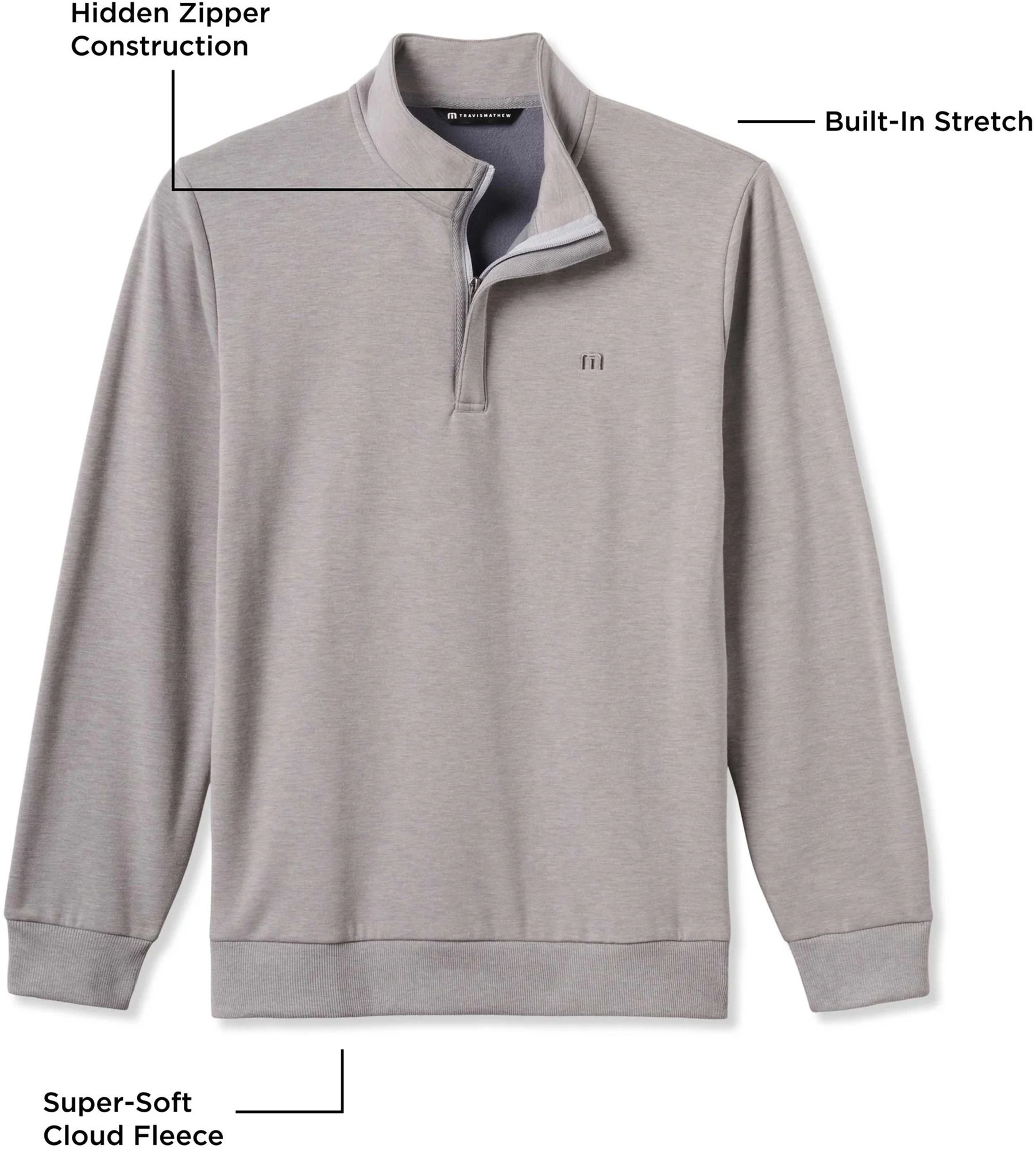TravisMathew Men's Cloud 2.0 Golf 1/4 Zip product image