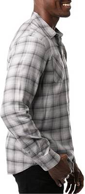 TravisMathew Men's Day And Night Button-Up Flannel Golf Shirt product image