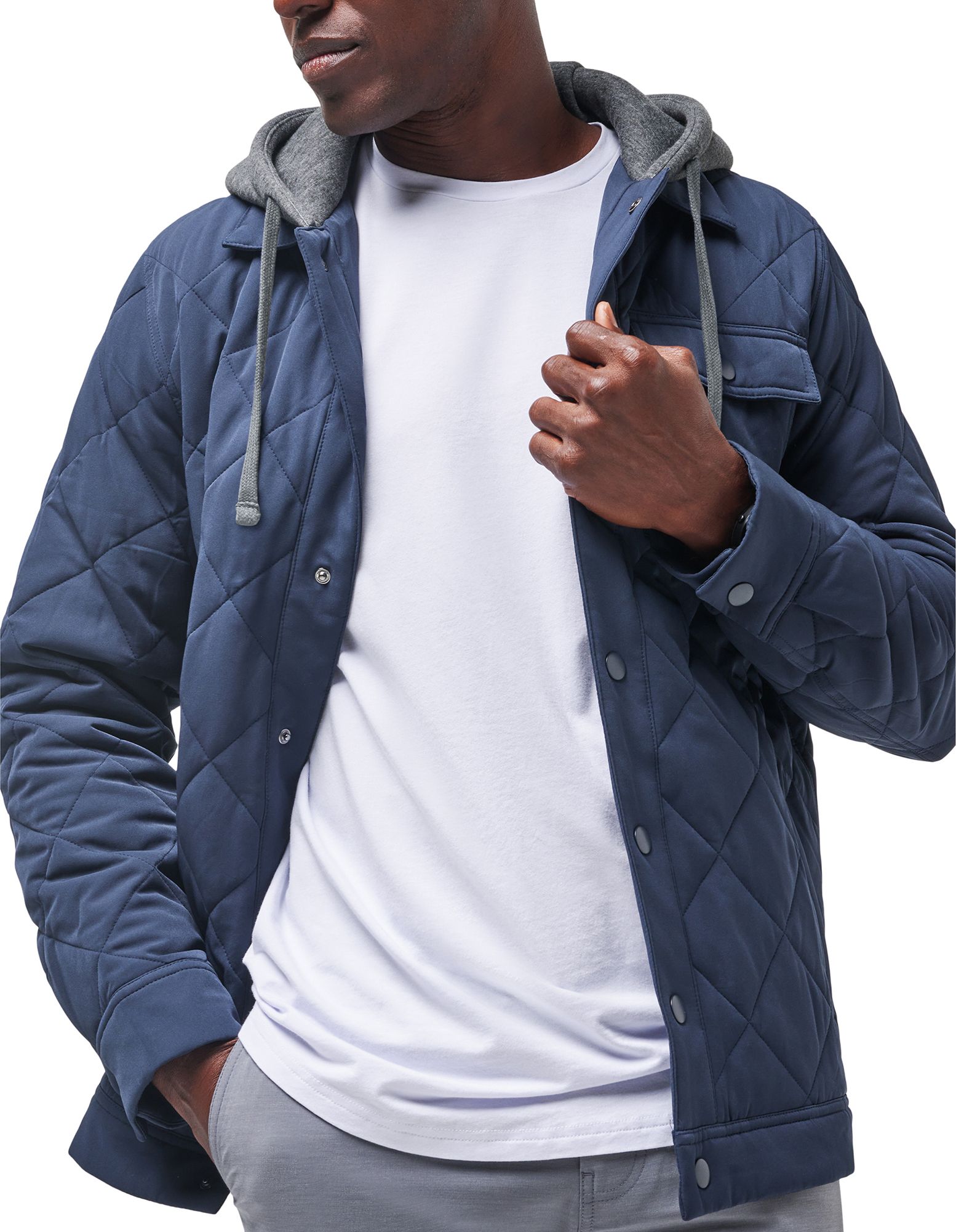 TravisMathew Men's Grey Wave Jacket