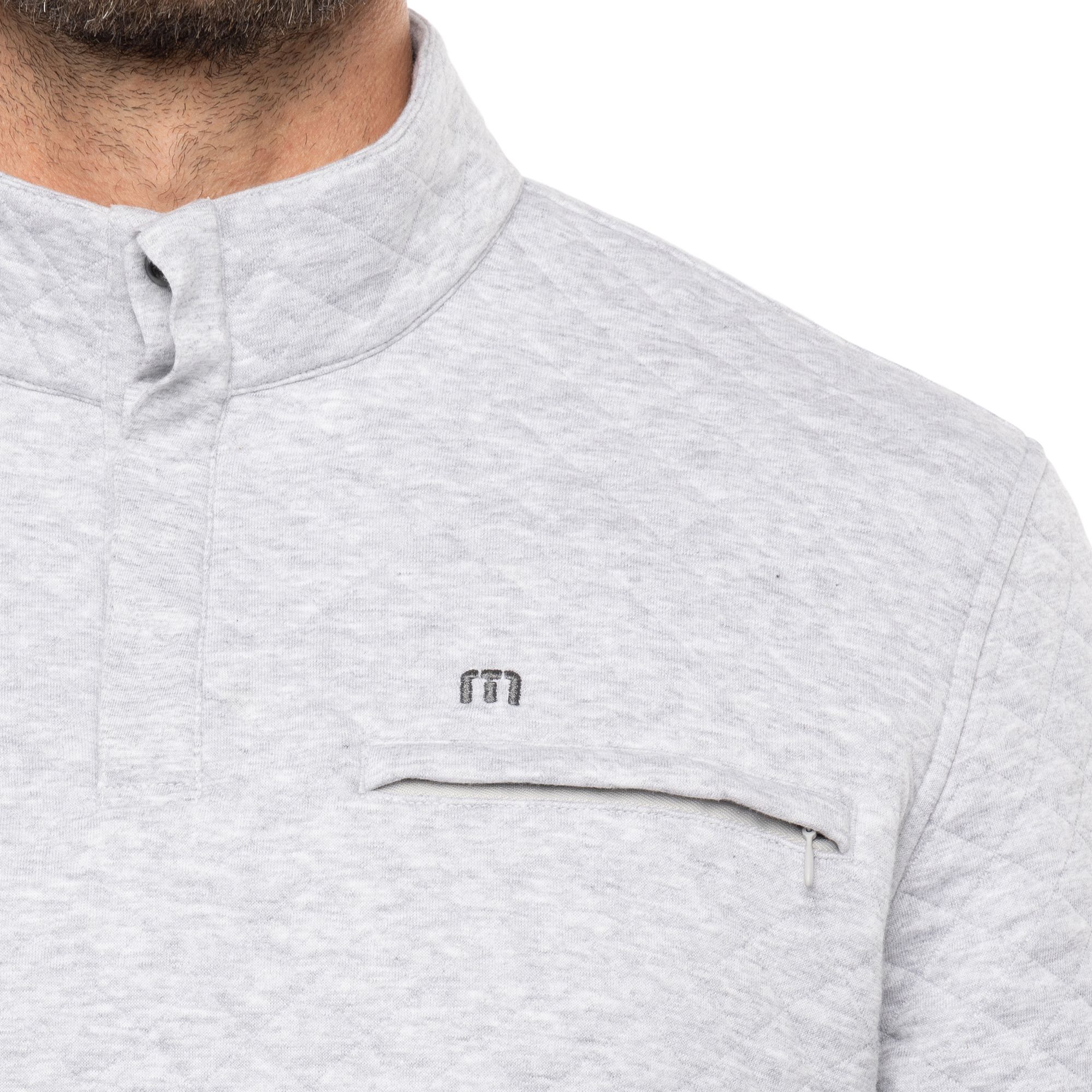 TravisMathew Men's Transatlantic ¼ Zip Golf Pullover