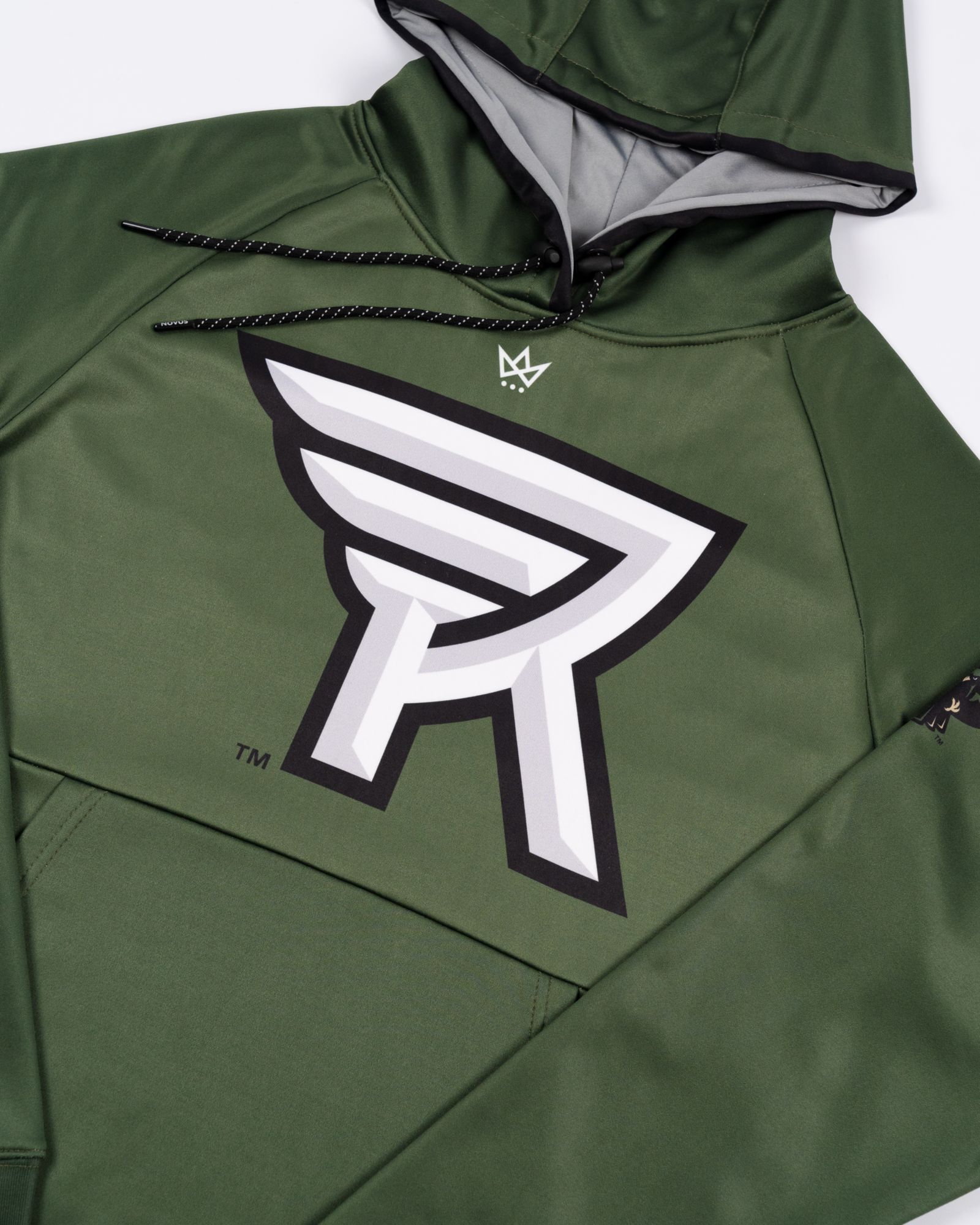 Novus Clothing Adult Rochester Knighthawks Green Sublimated Pullover Hoodie product image