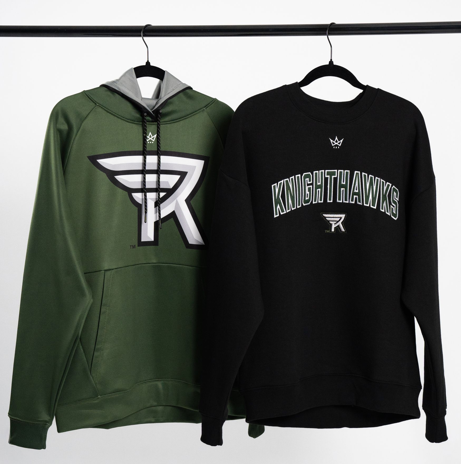 Novus Clothing Adult Rochester Knighthawks Green Sublimated Pullover Hoodie product image